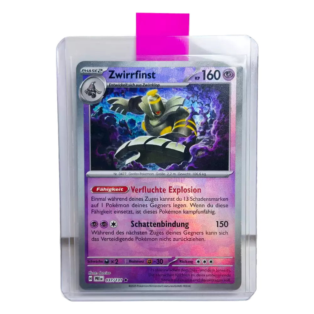 Zwirrfinst (Meisterball) 037/131 Single Card (DE) - Boosterfresh