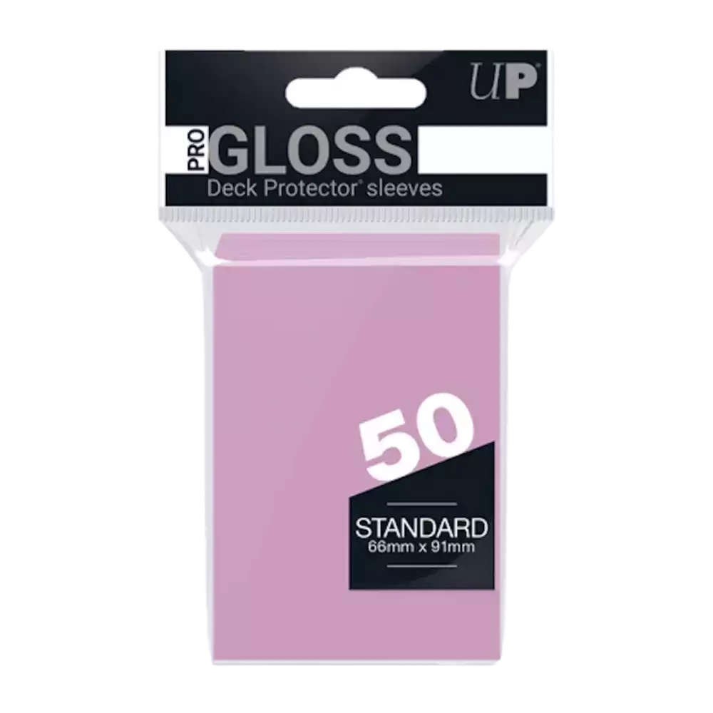 Ultra Pro - Gloss Card Sleeves Pink (50 Kartenhüllen)