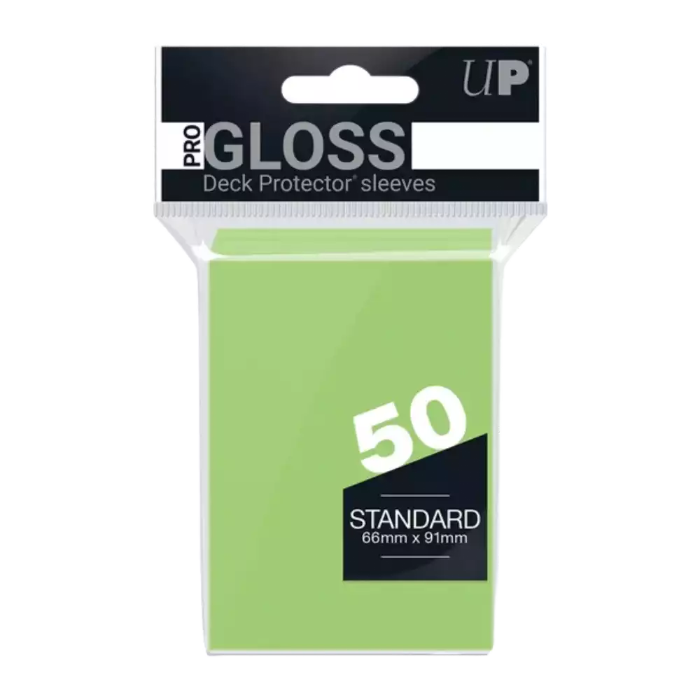 Ultra Pro - Gloss Card Sleeves Limetten Grün (50 Kartenhüllen)