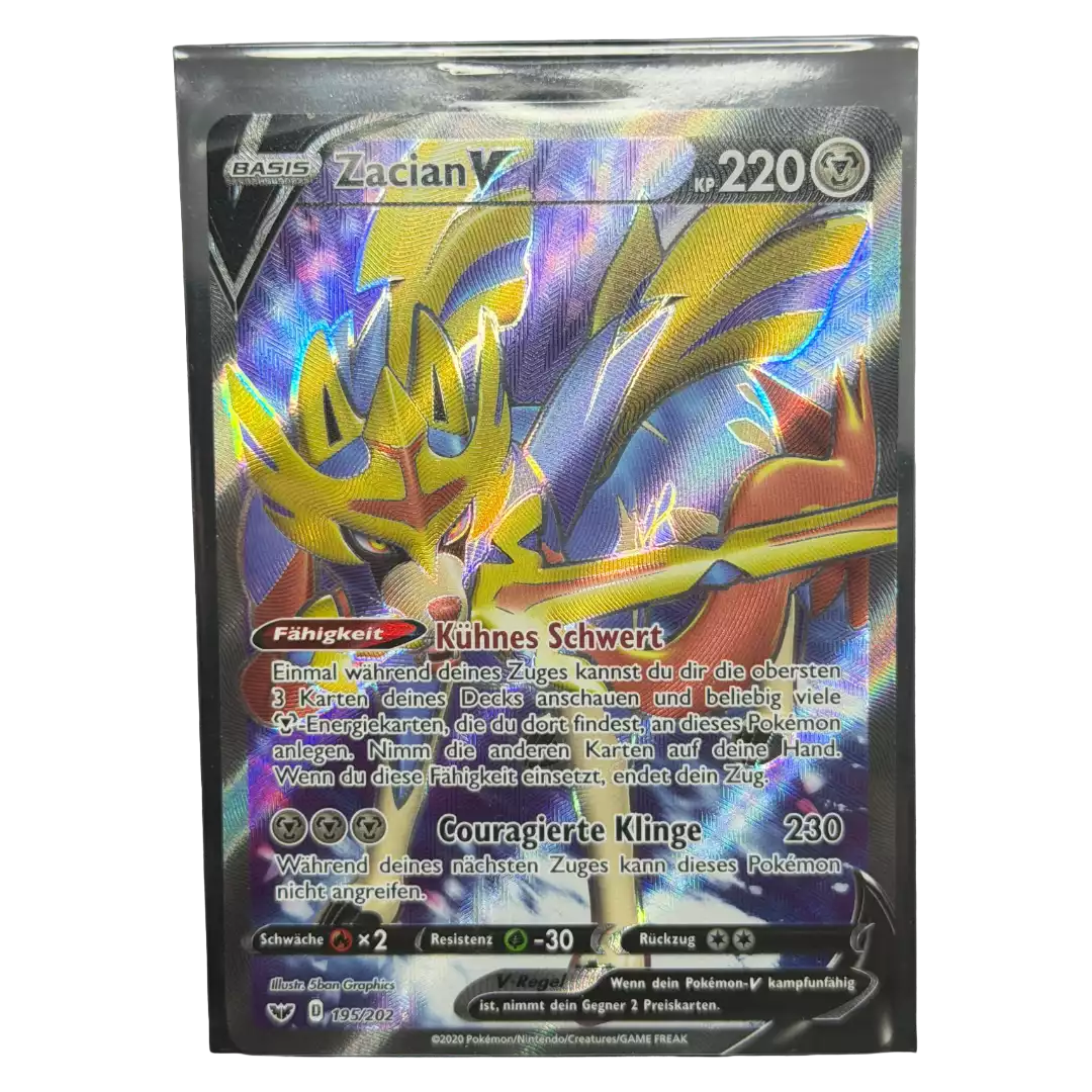 Zacian V 195/202 (DE) - Boosterfresh
