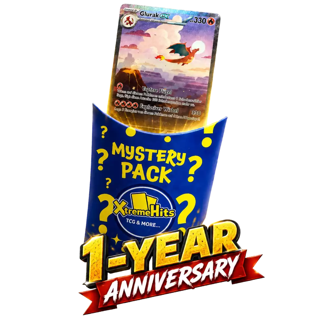 Xtreme Hits Mystery Pack – Glurak ex Jubiläums-Edition (Limitiert auf 50 Stück)