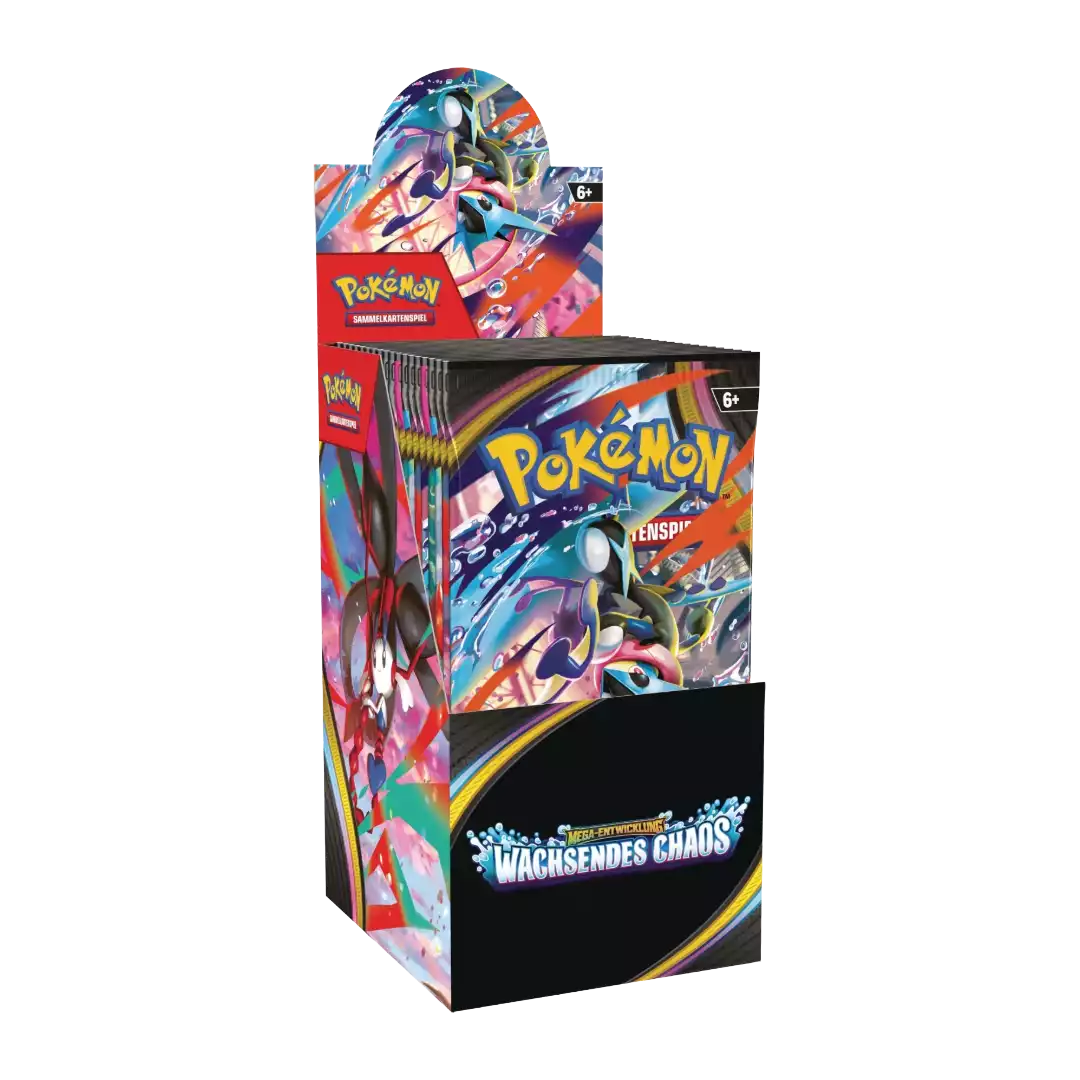 Pokémon Wachsendes Chaos Display 18 Booster (DE)