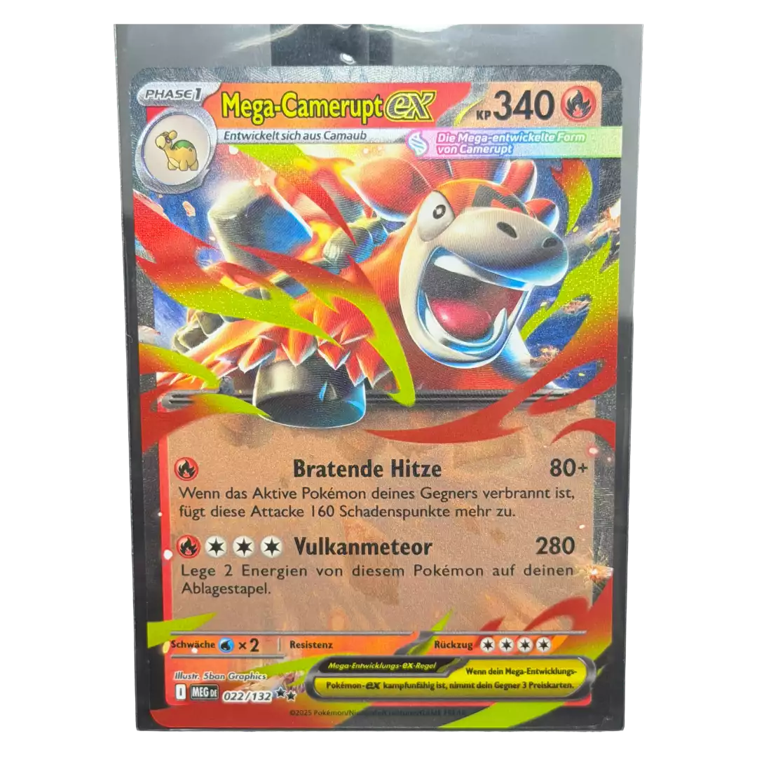 Mega-Camerupt ex 022/132 (DE) - Boosterfresh