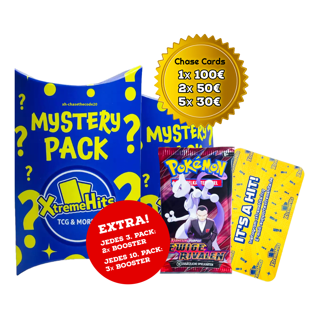 Xtreme Hits Mystery Pack - 2. Edition mit Pokémon TCG Inhalt