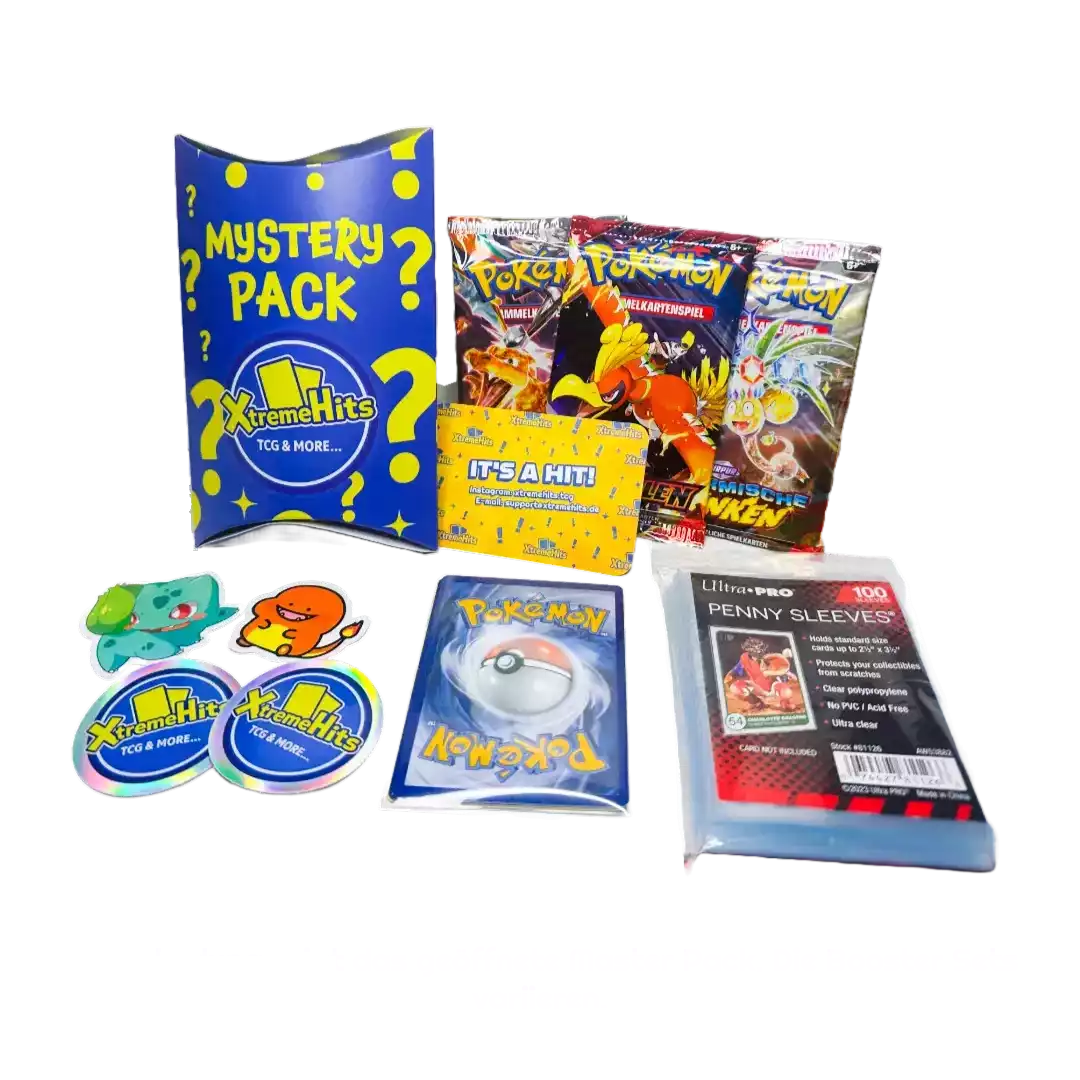 Xtreme Hits Mystery Pack - 1. Edition mit Pokémon TCG Inhalt