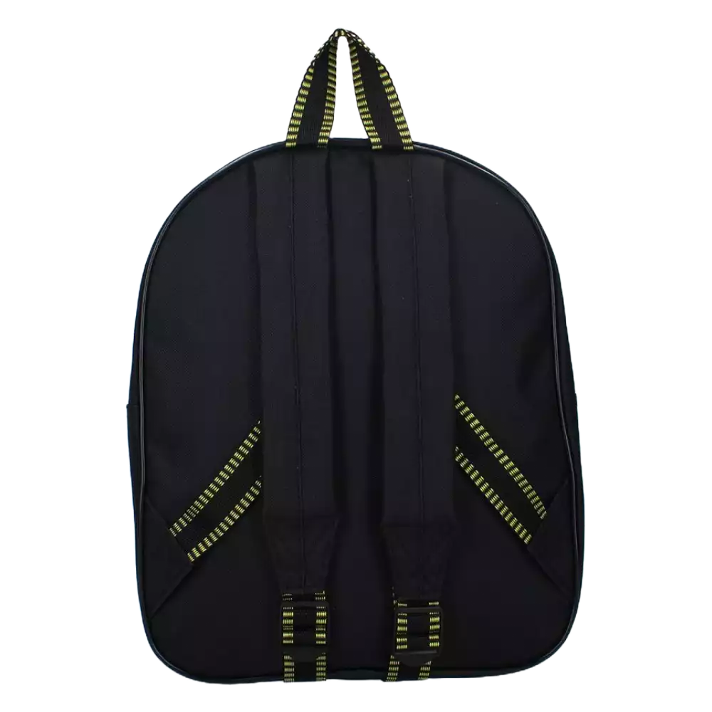 Pokémon Pikachu 3D Rucksack in Grau – Rückansicht mit verstellbaren Schultergurten und gepolstertem Rücken für komfortablen Tragekomfort