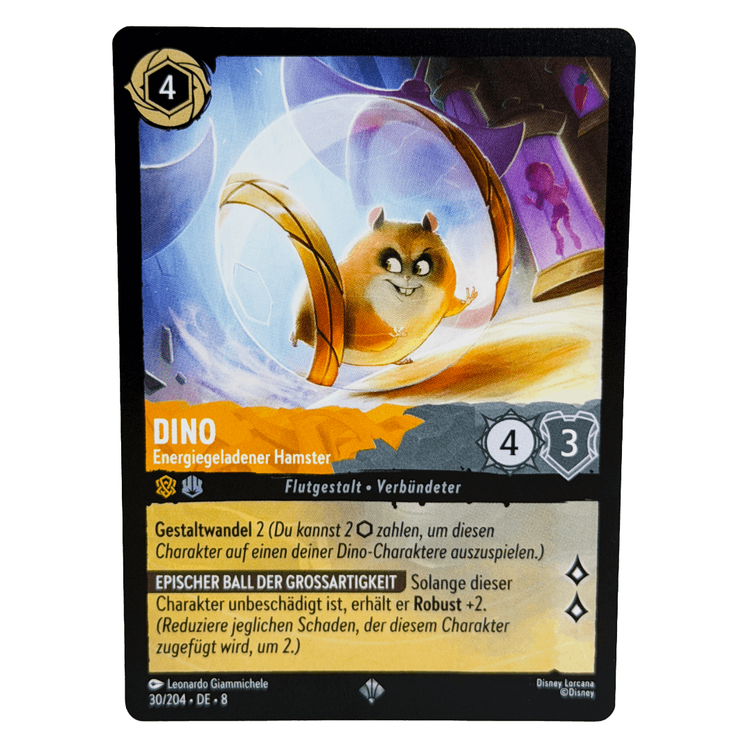 Lorcana Dino - Energiegeladener Hamster 30/204 (DE)