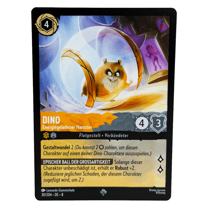 Lorcana Dino - Energiegeladener Hamster 30/204 (DE)