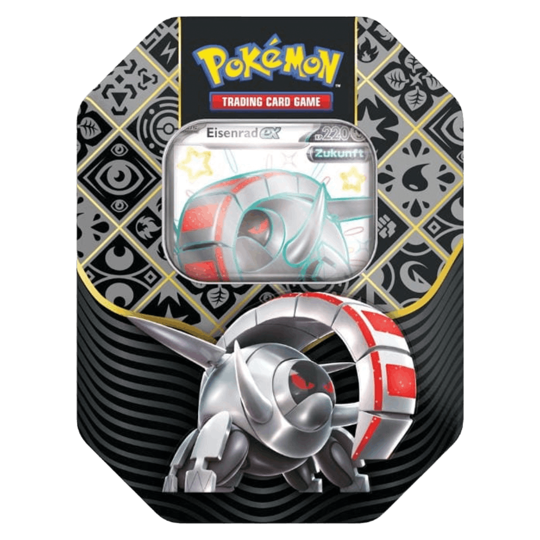 Pokémon Paldeas Schicksale Eisenrad ex Tin (DE)