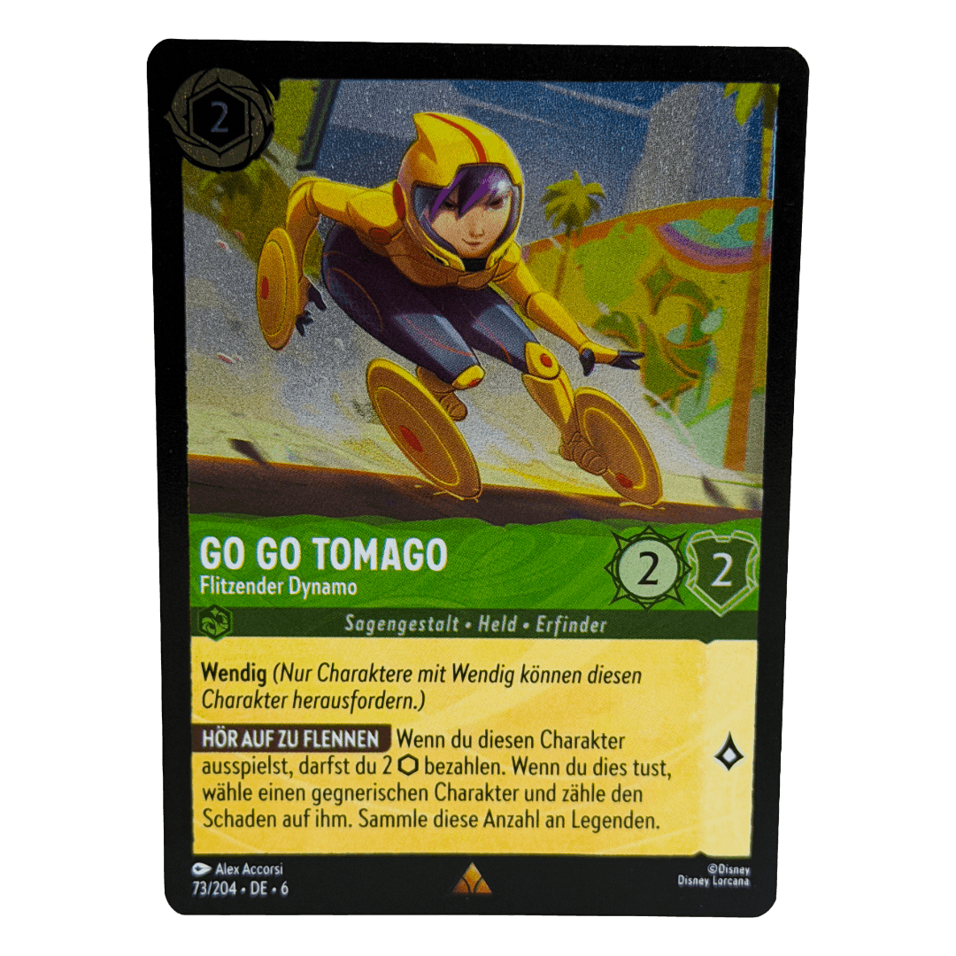 Lorcana Go Go Tomago - Flitzender Dynamo 73/204 (DE)