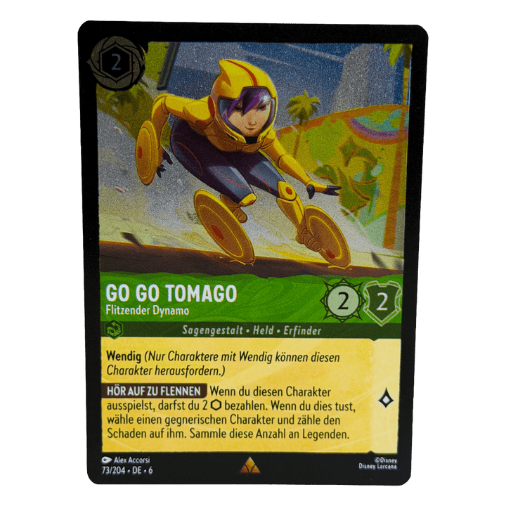Lorcana Go Go Tomago - Flitzender Dynamo 73/204 (DE)