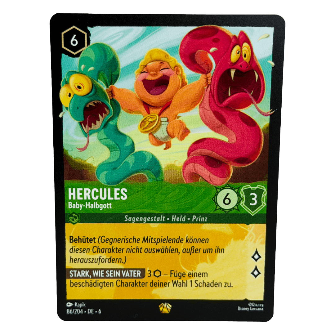Lorcana Hercules - Baby-Halbgott 86/204 (DE)