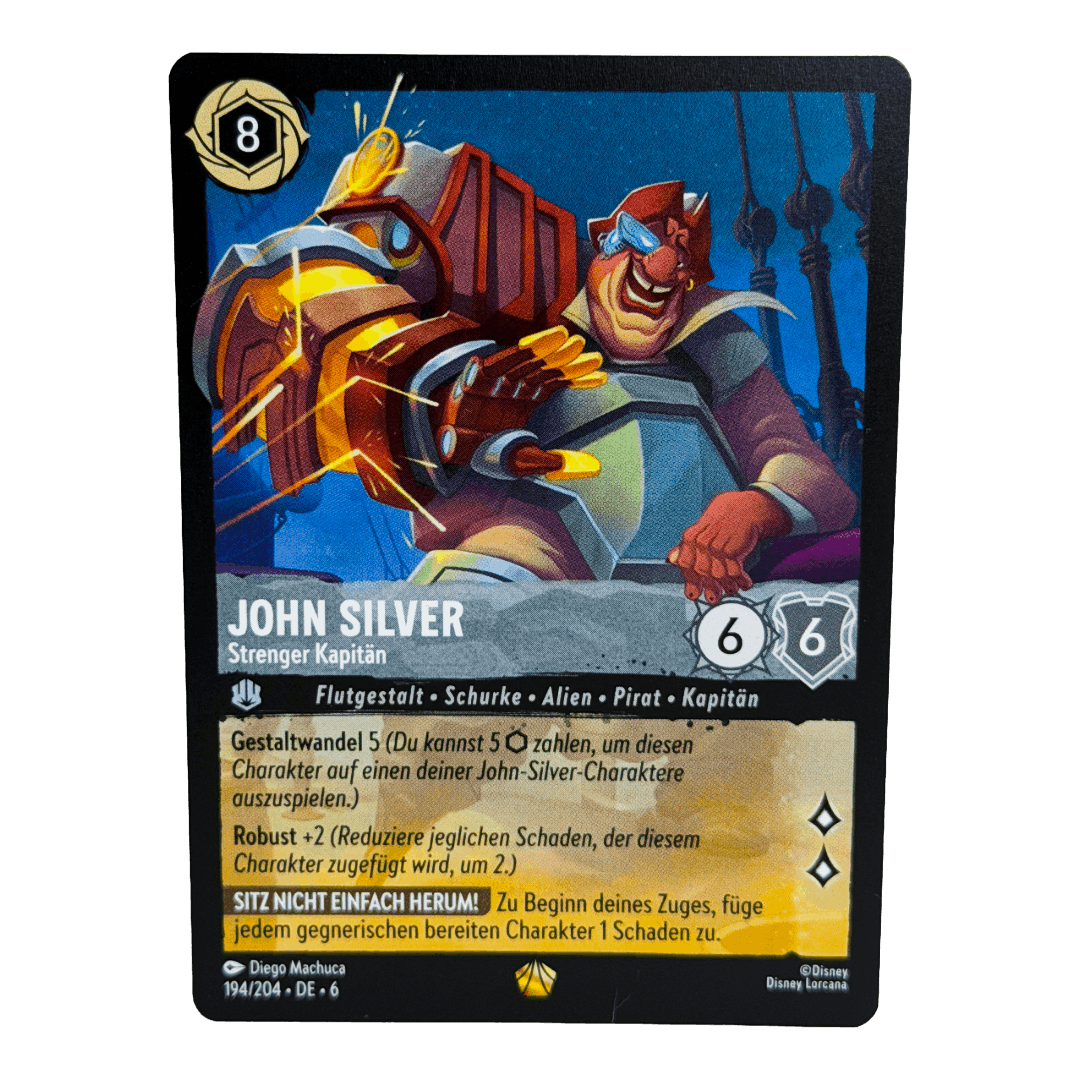 Lorcana John Silver - Strenger Kapitän 194/204 (DE)