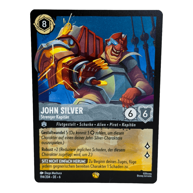 Lorcana John Silver - Strenger Kapitän 194/204 (DE)