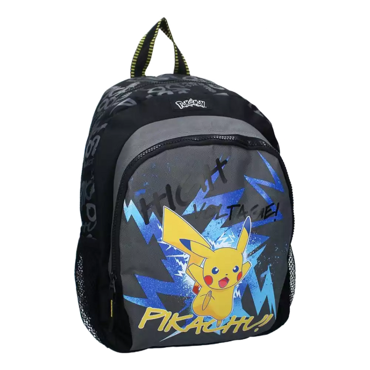 Pokémon Pikachu Rucksack Blau/Schwarz (35cm)