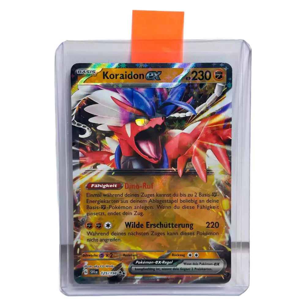Koraidon ex 125/198 Single Card