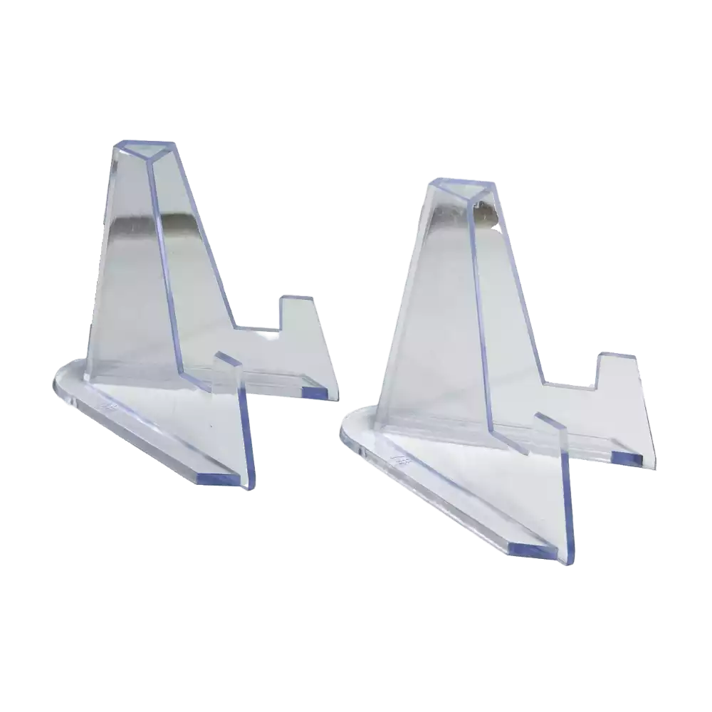 2x Kartenhalter Acryl