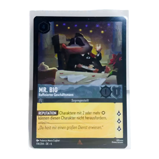 Mr. Big Raffinierter Geschäftsmann 174/204 Single Card