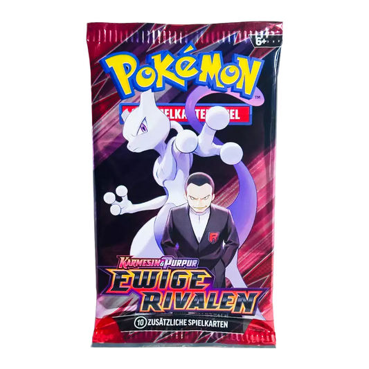 Pokémon Ewige Rivalen Booster Pack – deutsche Version – Vorderansicht der Verpackung