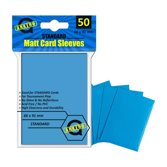 Arkero-G Matt Card Sleeves Hellblau (50 Kartenhüllen)