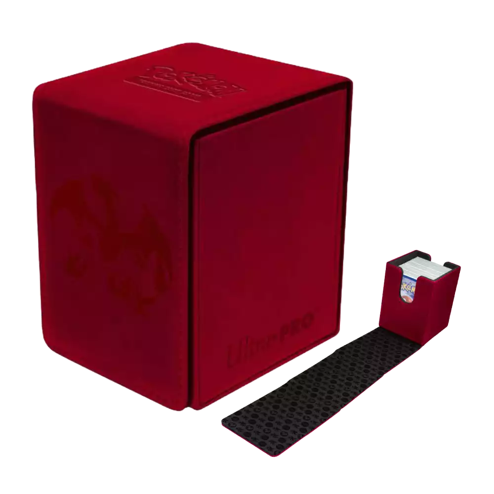 Ultra Pro - Alcove Flip 100+ Deckbox Glurak Rot