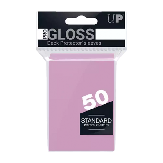Ultra Pro - Gloss Card Sleeves Pink (50 Kartenhüllen)
