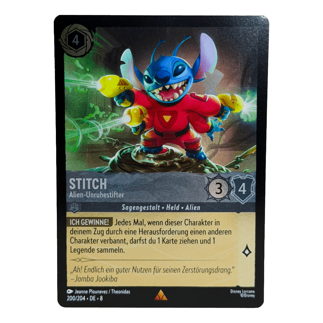 Lorcana Stitch - Alien Unruhestifter 200/204 (DE)