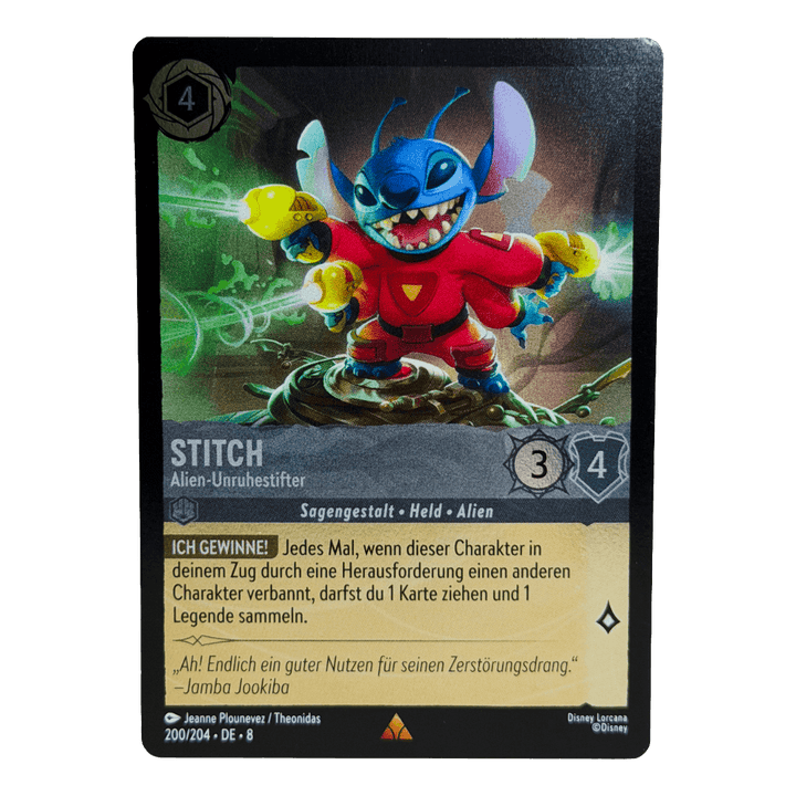 Lorcana Stitch - Alien Unruhestifter 200/204 (DE)