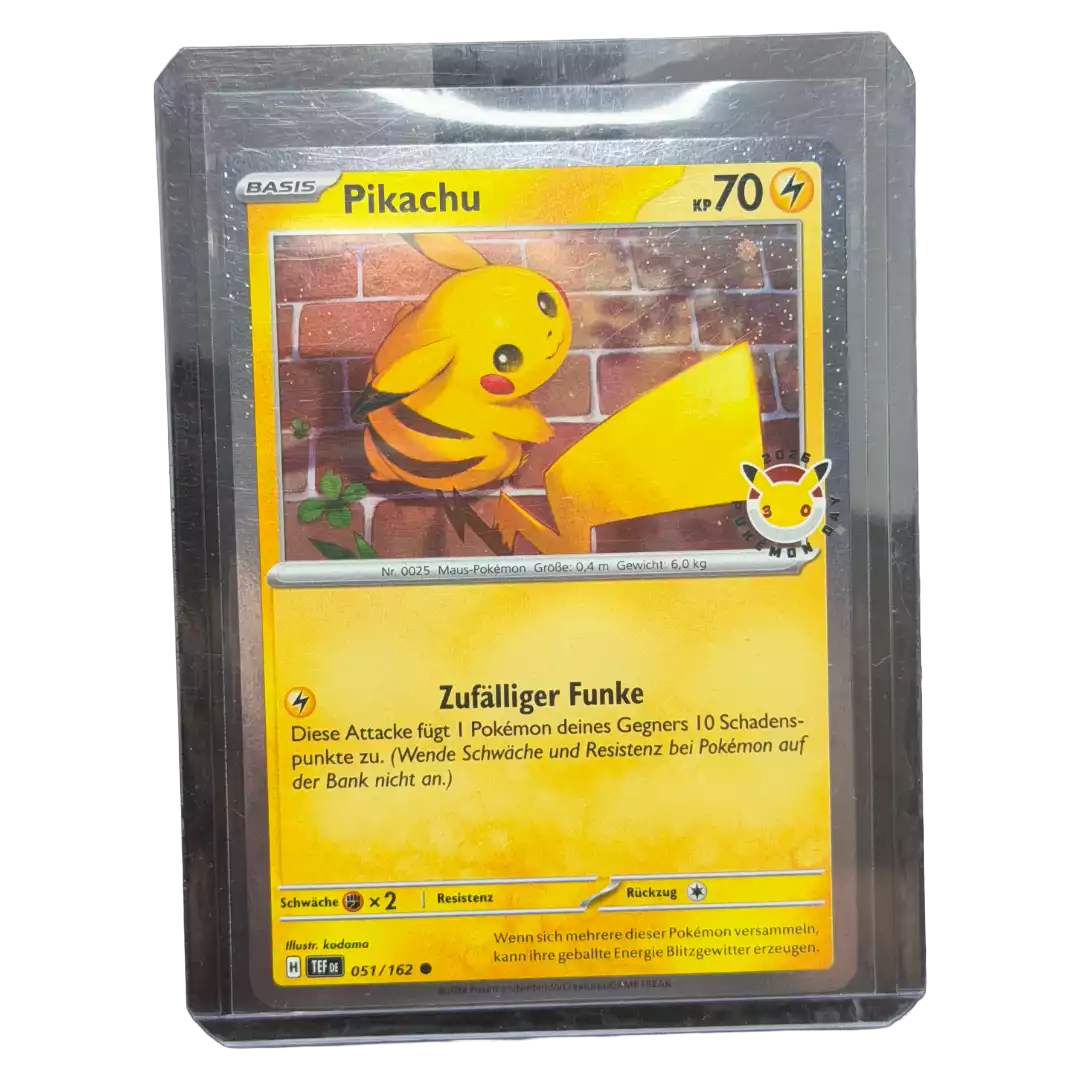Pikachu 051/162 Pokemon Day Kollektion 2026 (DE) - Boosterfresh