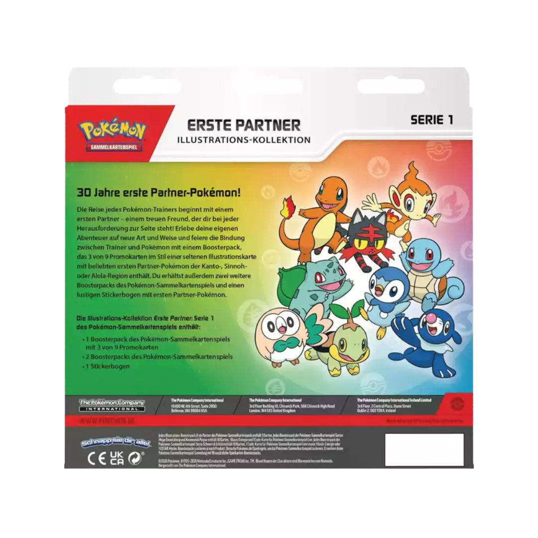 Pokémon - Erste Partner Illustrations-Kollektion - Serie 1 (DE)