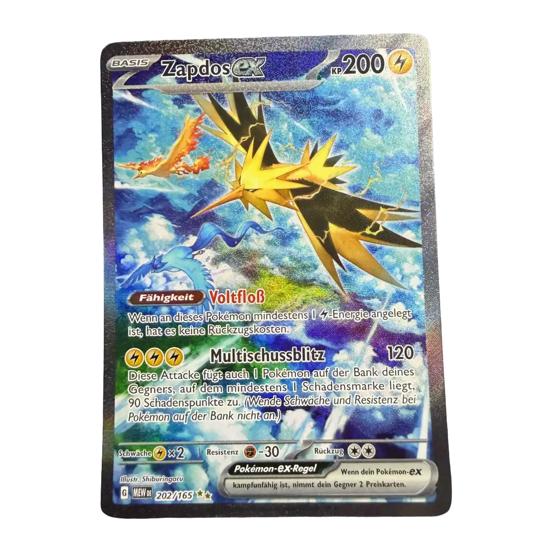 Zapdos ex 202/165 (DE) - Boosterfresh