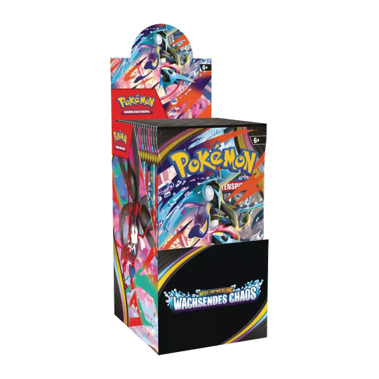 Pokémon Wachsendes Chaos Display 18 Booster (DE)