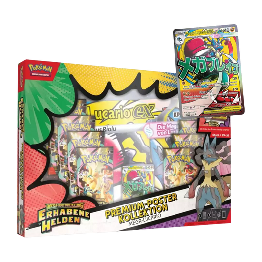 Pokémon - Erhabene Helden Mega-Lucario Premium Poster Kollektion (DE)