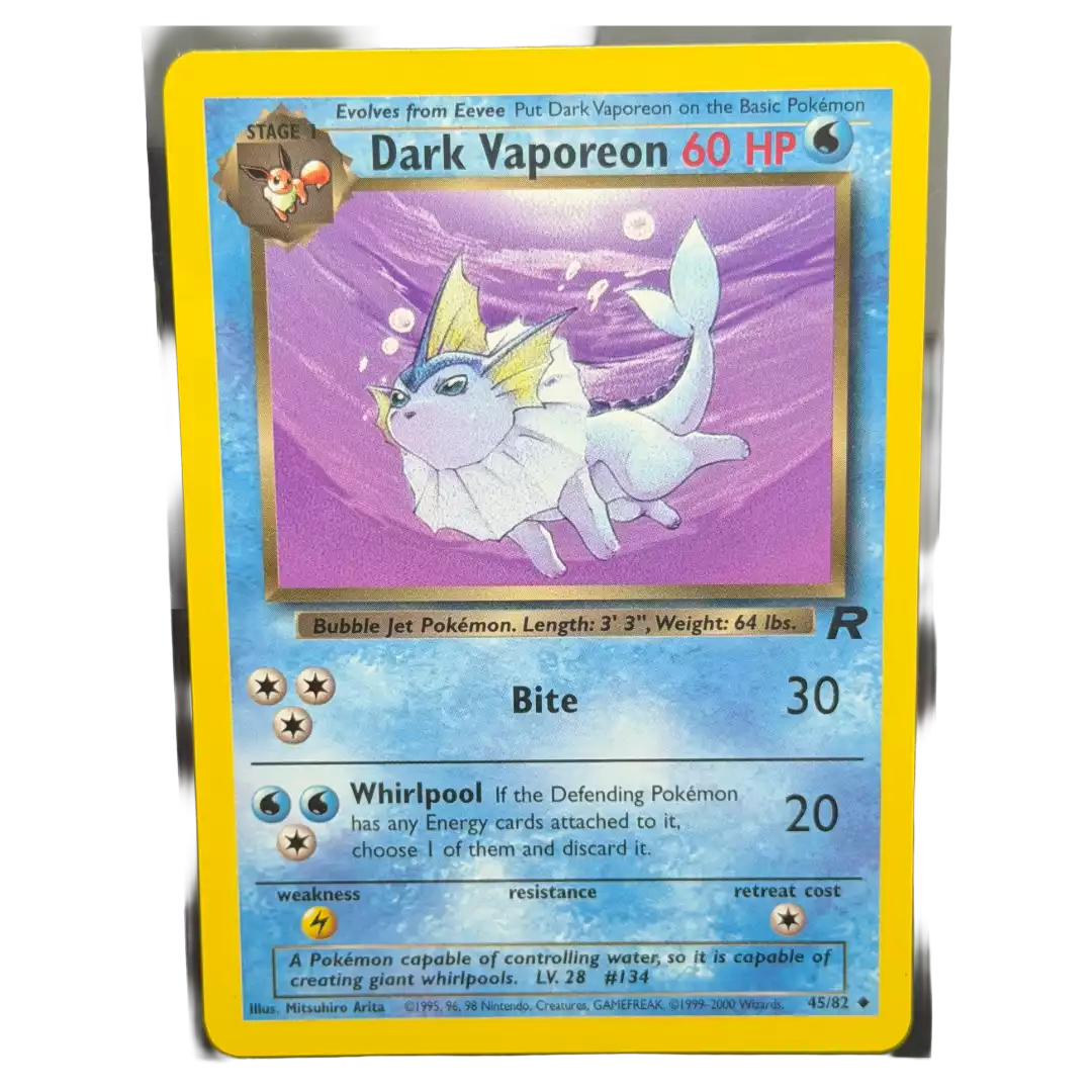 Dark Vaporeon 45/82 (ENG) - Boosterfresh