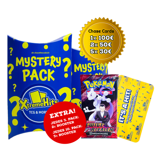 Xtreme Hits Mystery Pack - 2. Edition mit Pokémon TCG Inhalt
