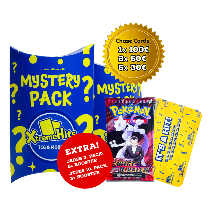 Xtreme Hits Mystery Pack - 2. Edition mit Pokémon TCG Inhalt