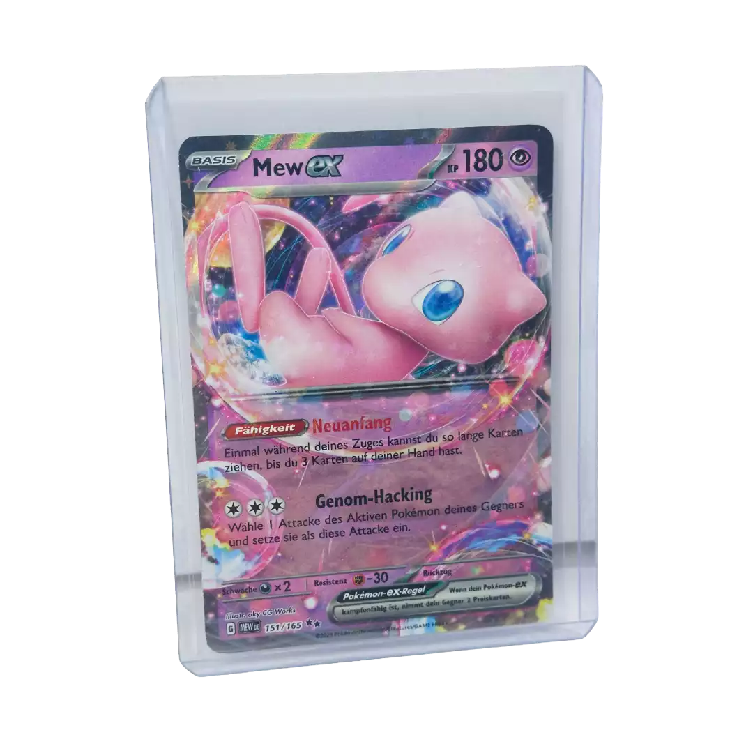Mew ex 151/ 165 Single Card