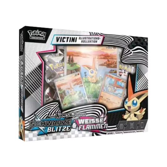 Pokémon Schwarze Blitze & Weiße Flammen - Victini Illustrations Kollektion (DE)