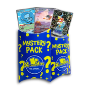 Vorschau vom Xtreme Hits Mystery Pack mit den Karten Bubble Mew, Glurak ex aus 151 und Karpador aus Entwicklungen in Paldea