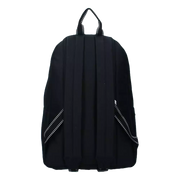 Rückansicht des Pokémon Pikachu Rucksacks Grau/Schwarz (41 cm) mit gepolsterten Trägern und stabiler Rückenplatte für komfortablen Transport